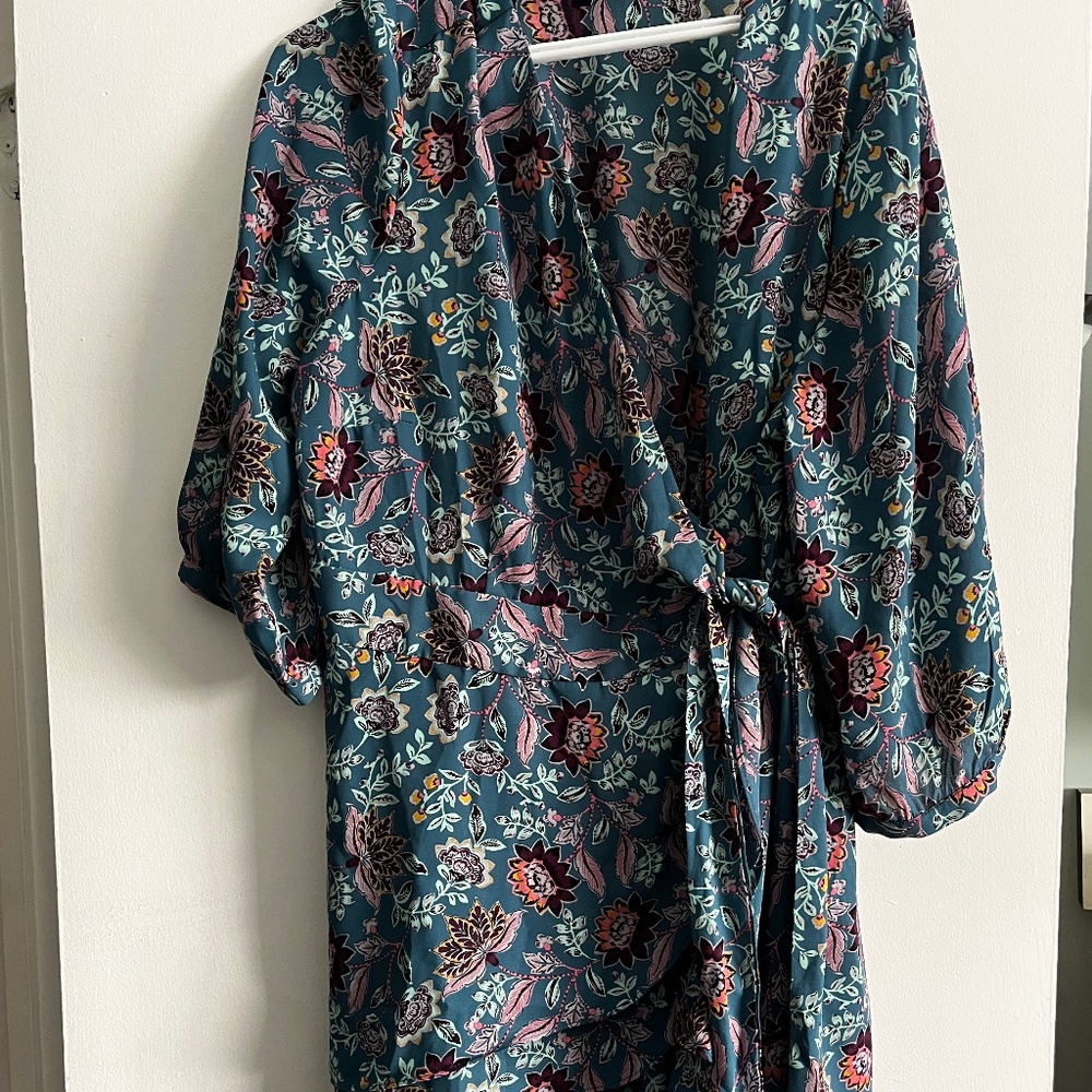 Torrid High Low wrap top.